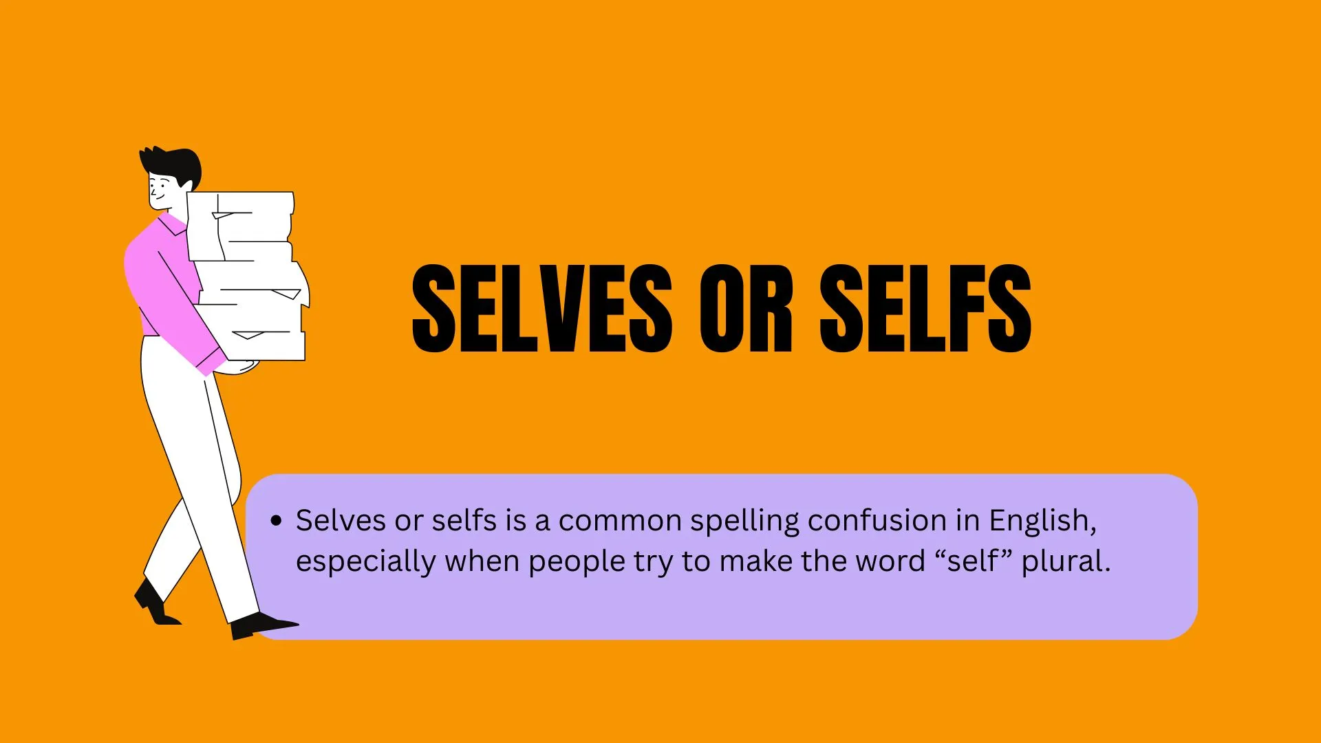 Selves or Selfs: Which Word Is Correct? Complete Grammar Guide