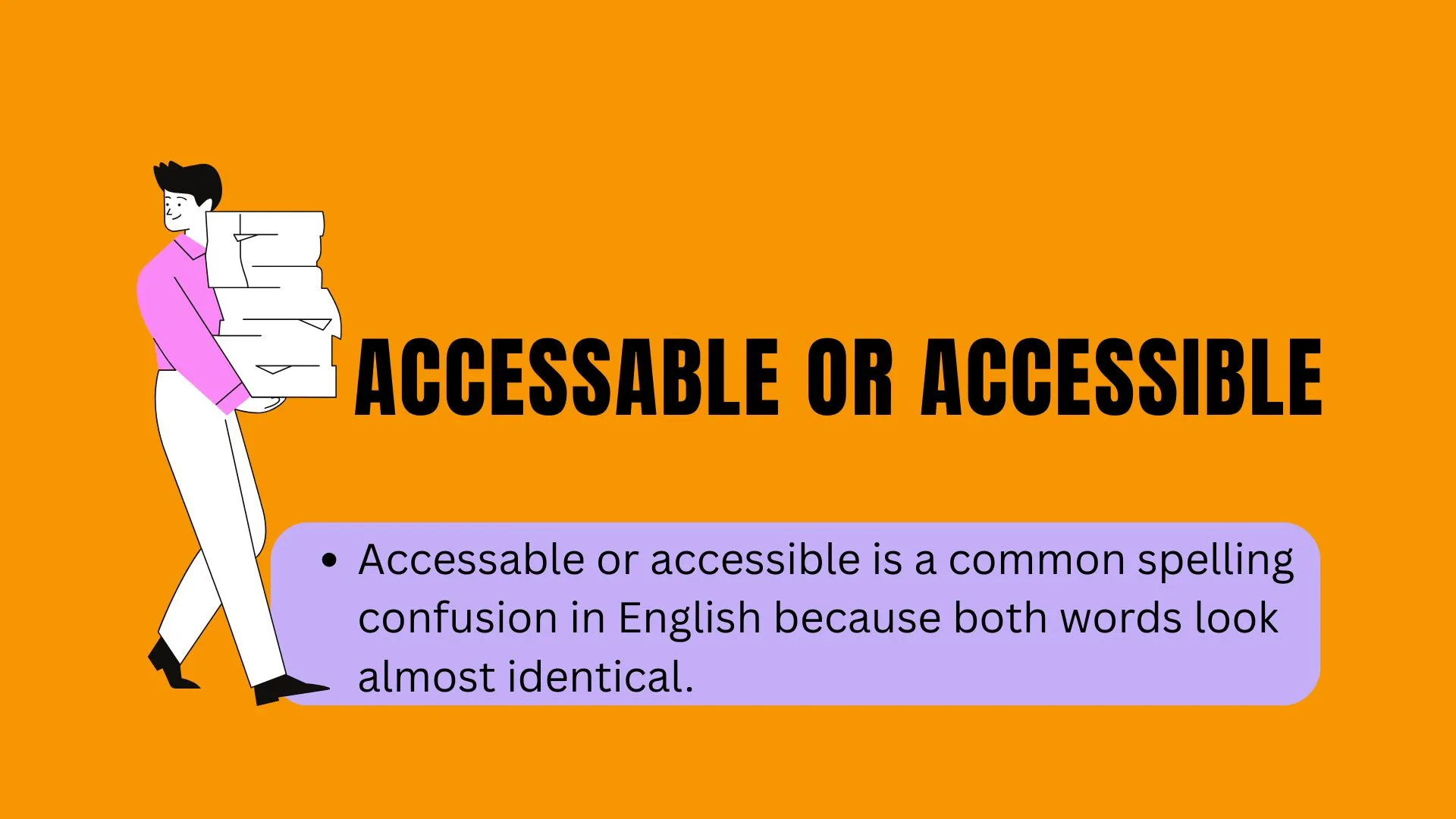Accessable or Accessible: Correct Spelling, Meaning, and Usage Explained