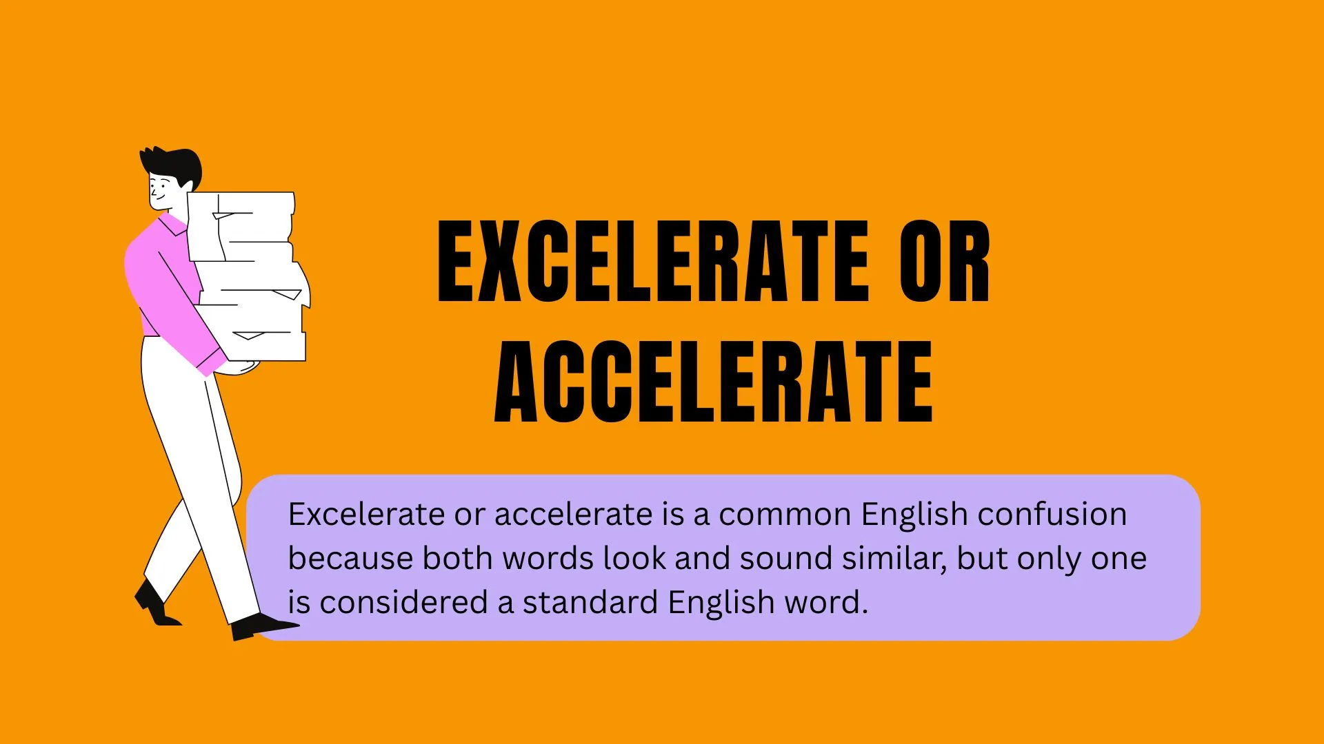 Excelerate or Accelerate: Correct Word, Meaning, and Usage Explained