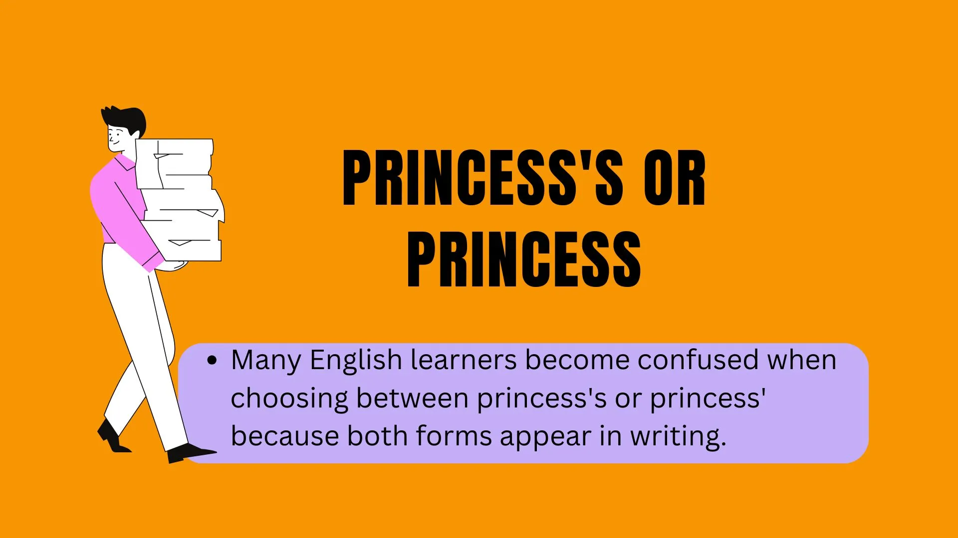 Princess’s or Princess: Which Possessive Form Is Correct?