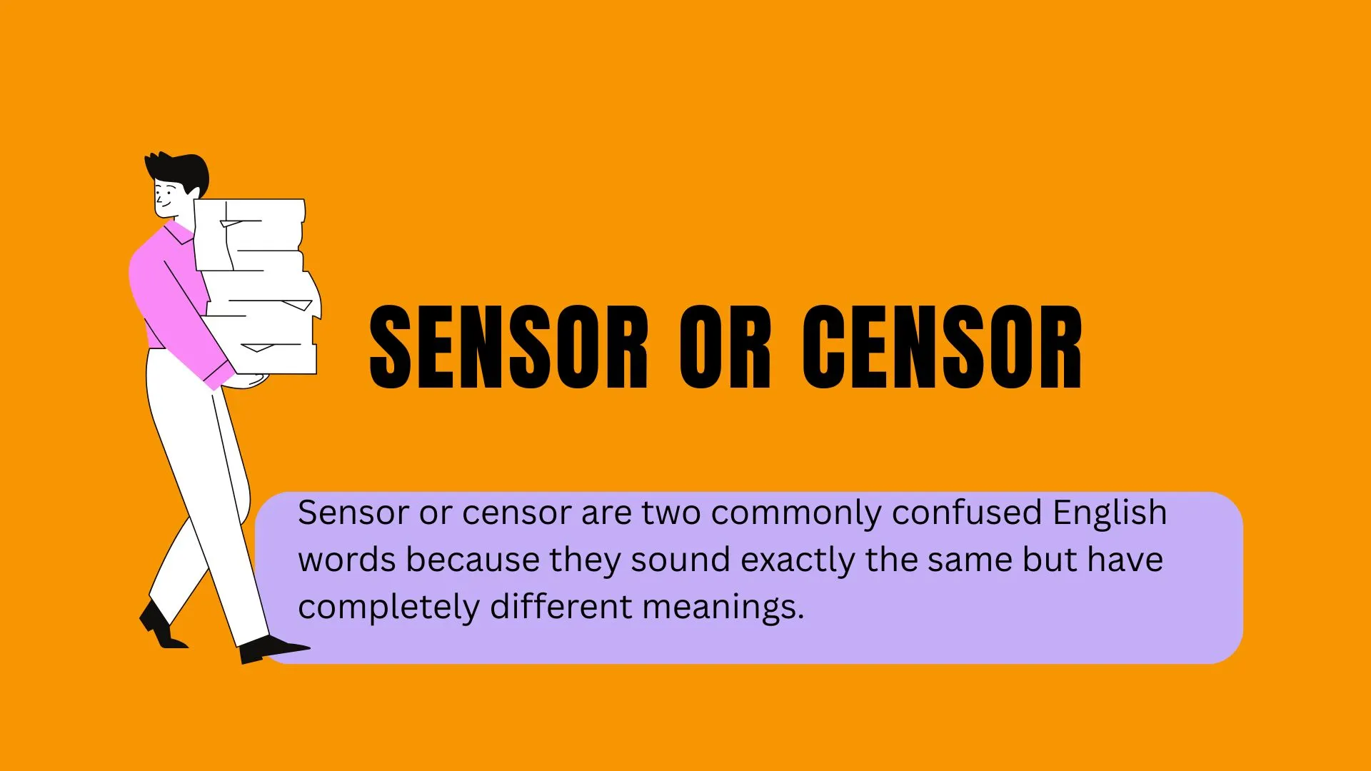 Sensor or Censor: Meaning, Differences, Uses, and Common Mistakes Explained