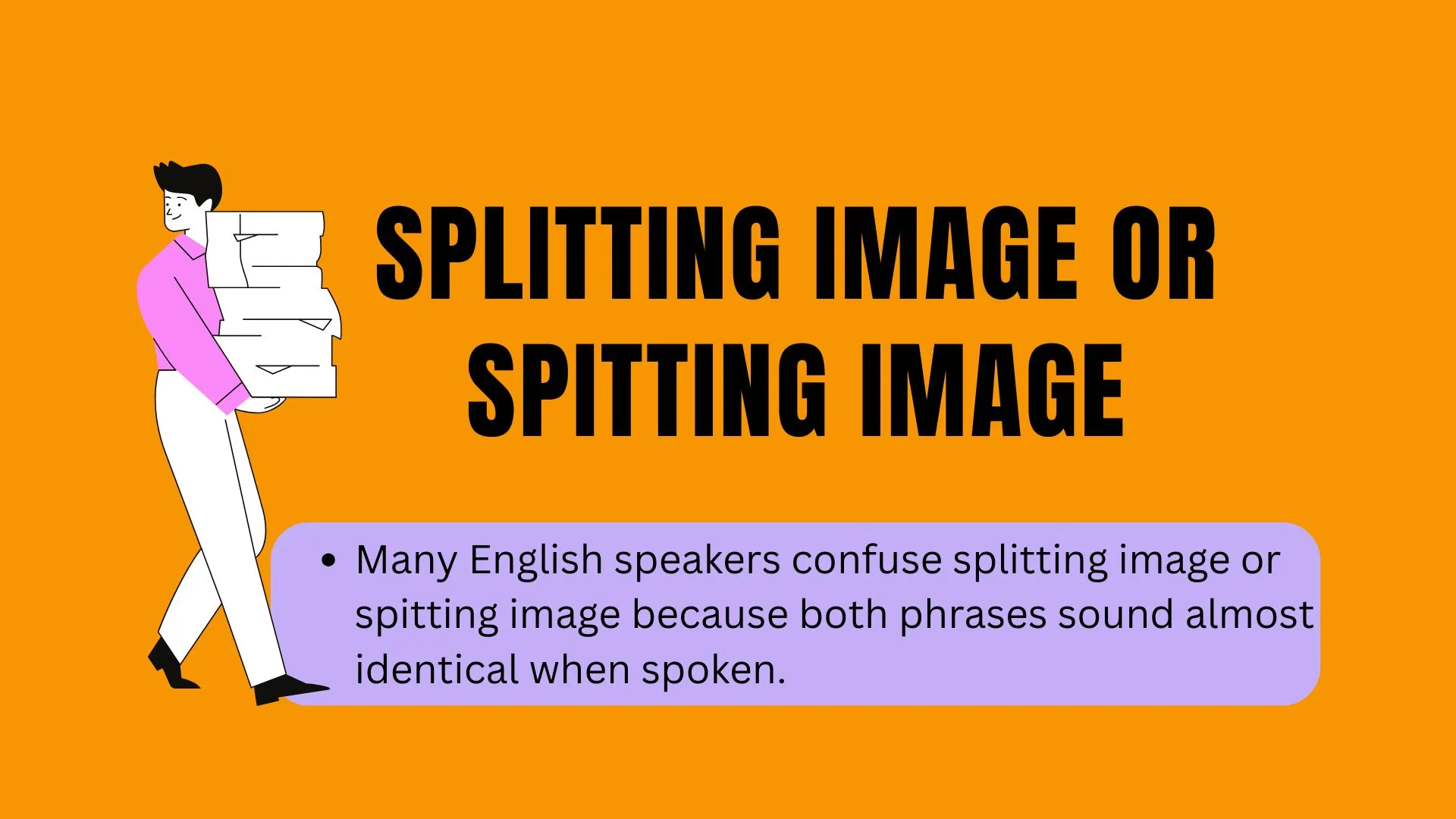 Splitting Image or Spitting Image: Which One Is Correct?