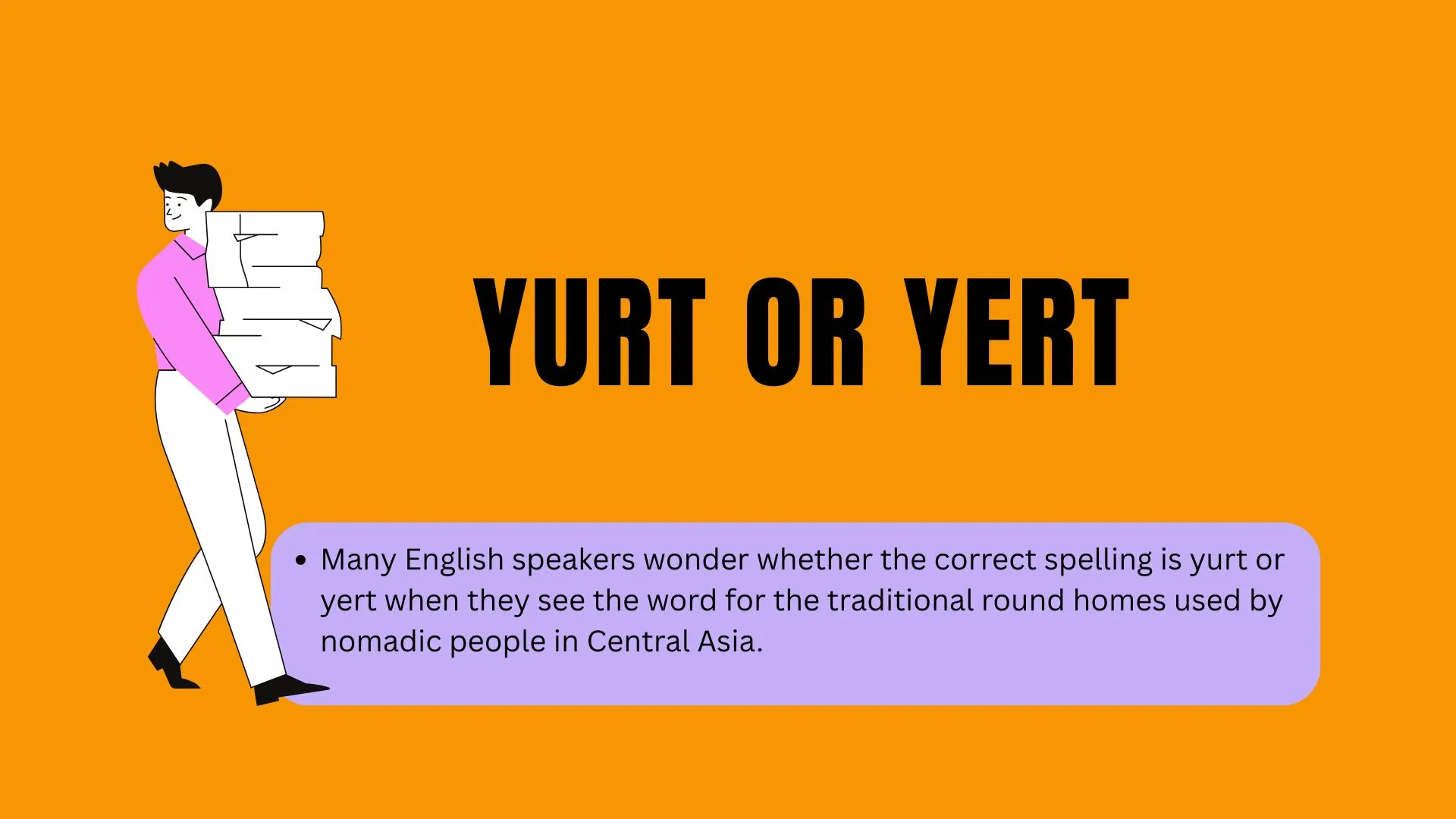 Yurt or Yert: Which Word Is Correct? Meaning, Spelling, Pronunciation, and Usage Guide
