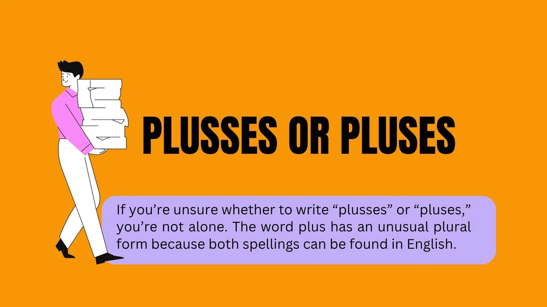 Plusses or Pluses